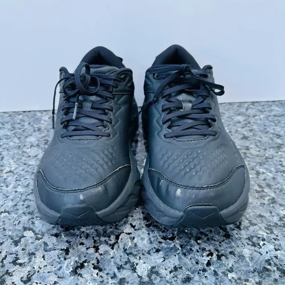 Hoka One One Bondi SR 111051 BBLC Black Slip Resistant Shoes Sneakers Women 11
